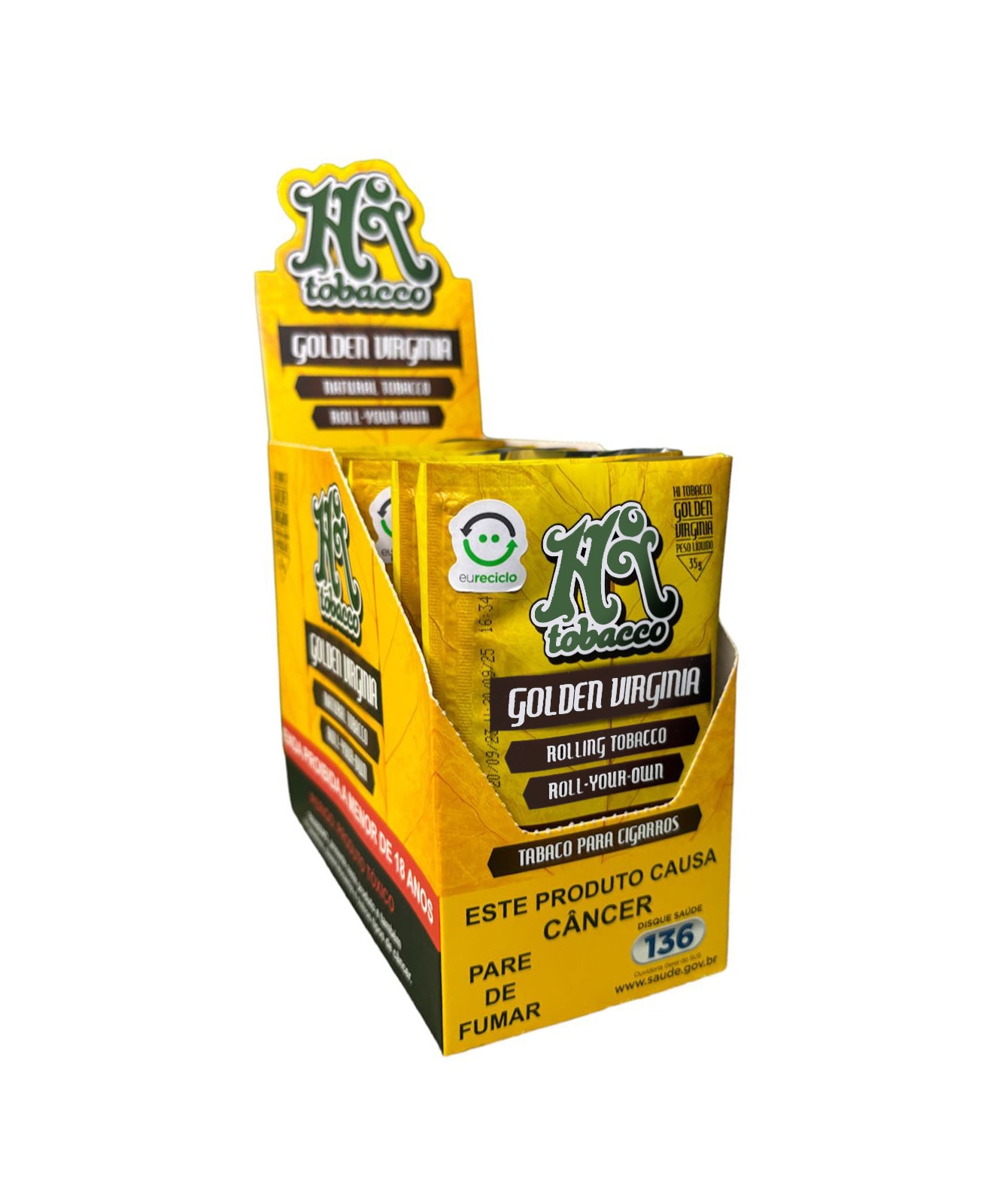 Caixa de Tabaco Hi Virginia Gold C/6