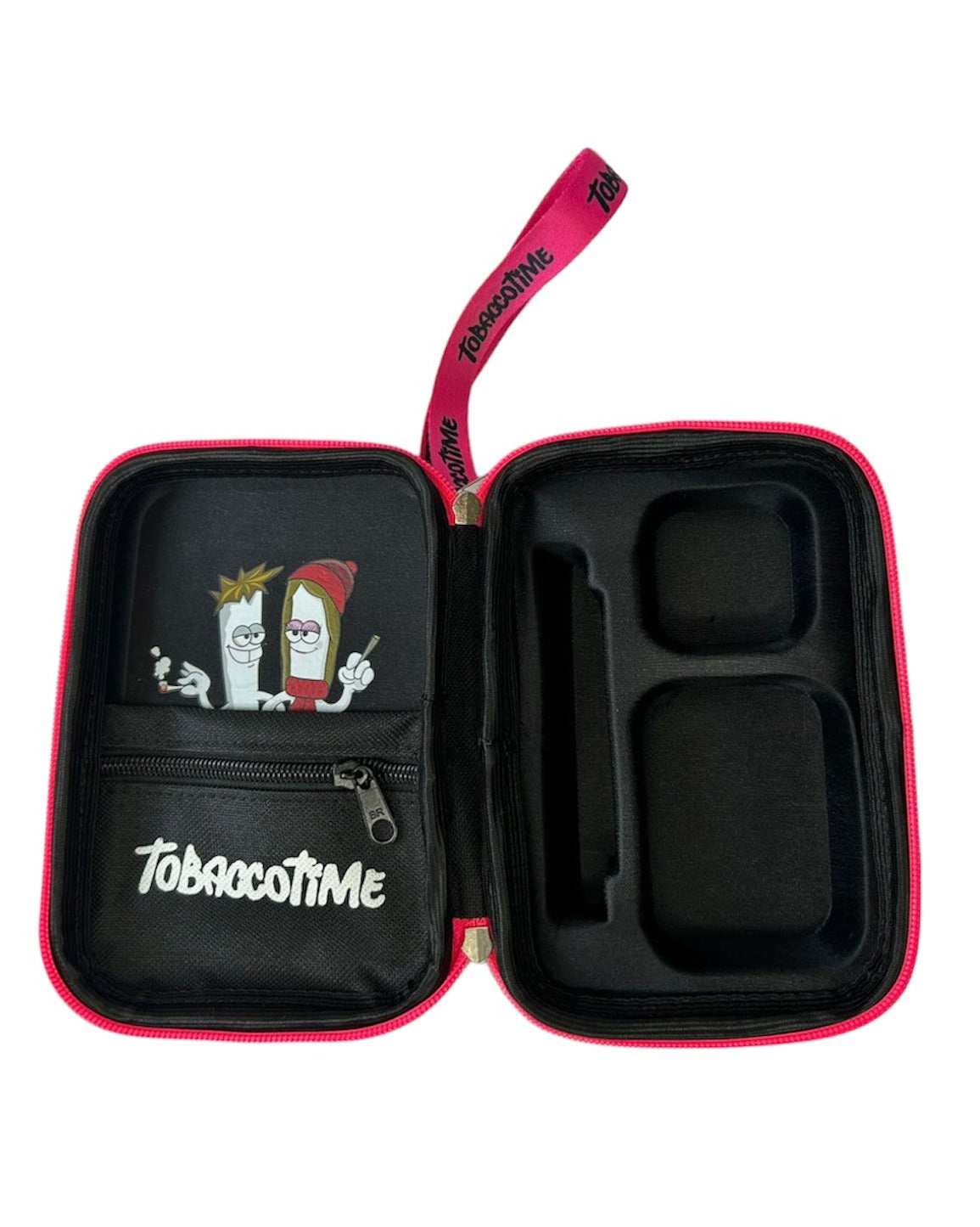 Case Tobacco Time preta com rosa