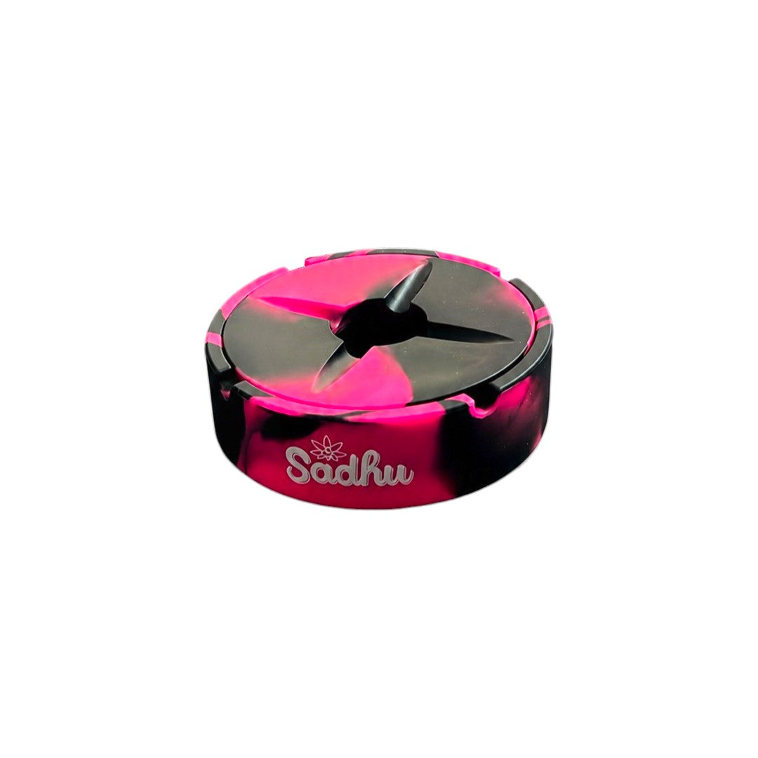 Cinzeiro Sadhu Silicone Redondo C/Tampa Grande