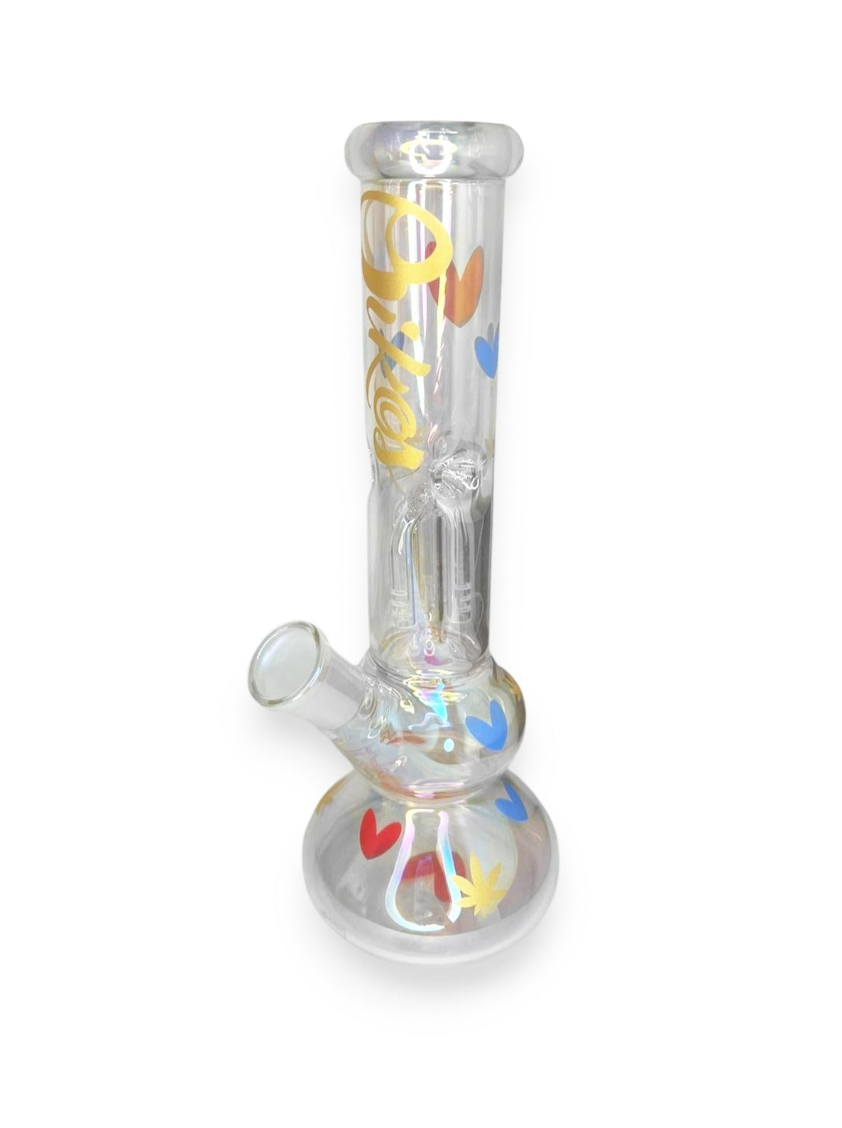 Bong de vidro Ice Oikos Coração Furtacor 25CM