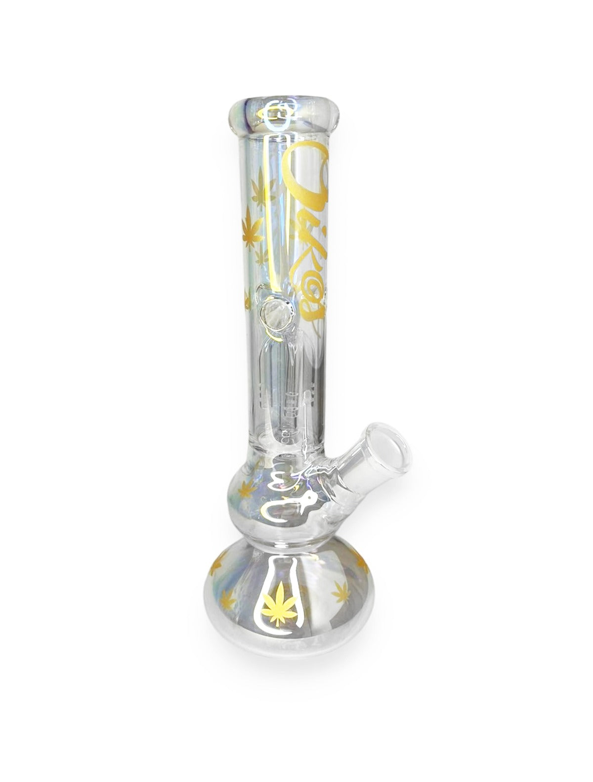 Bong ice Oikos Folhas Douradas Furtacor 25CM
