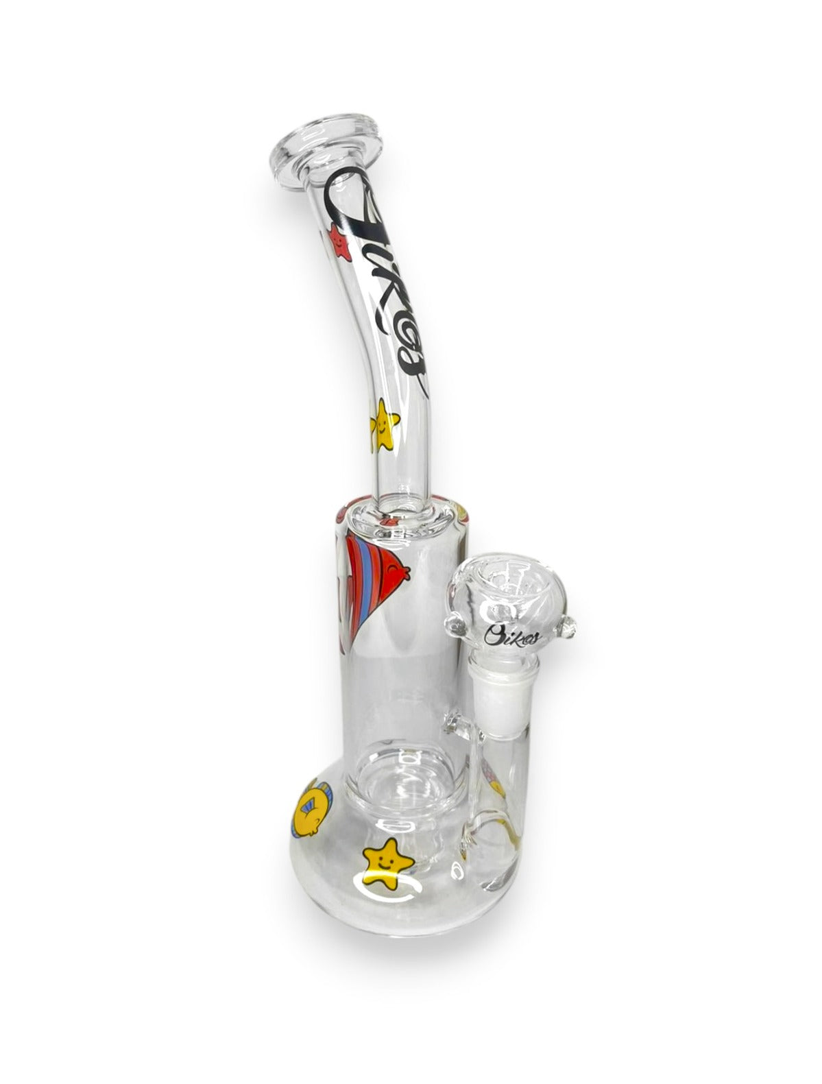 Bong de vidro Oikos Furacão Peixes 32CM