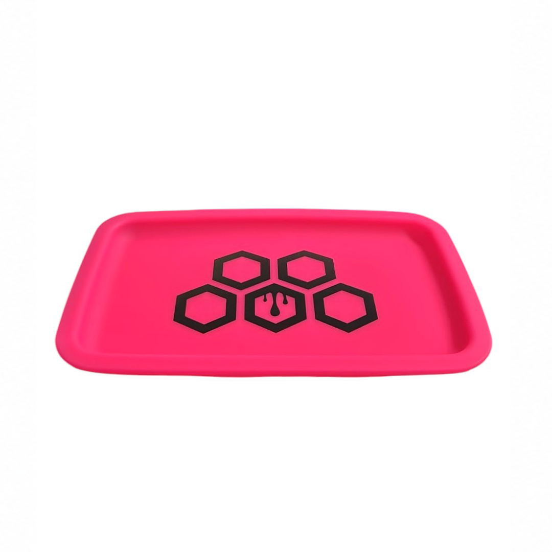 Bandeja de Silicone Cultura Dab Grande Rosa