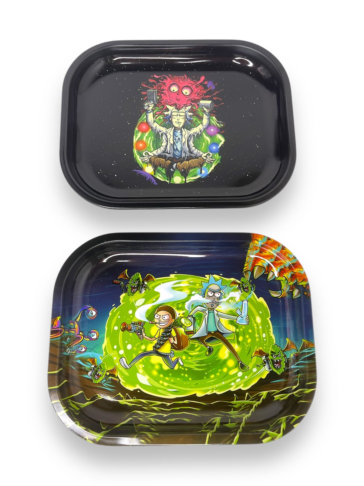 Bandeja Rick Morty Dimensões