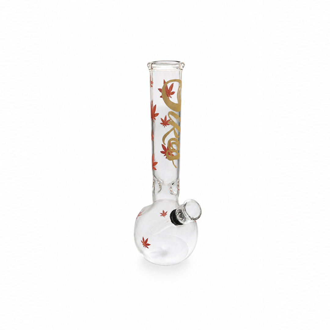Bong Oikos Red Weed C/Trava de Gelo 20CM
