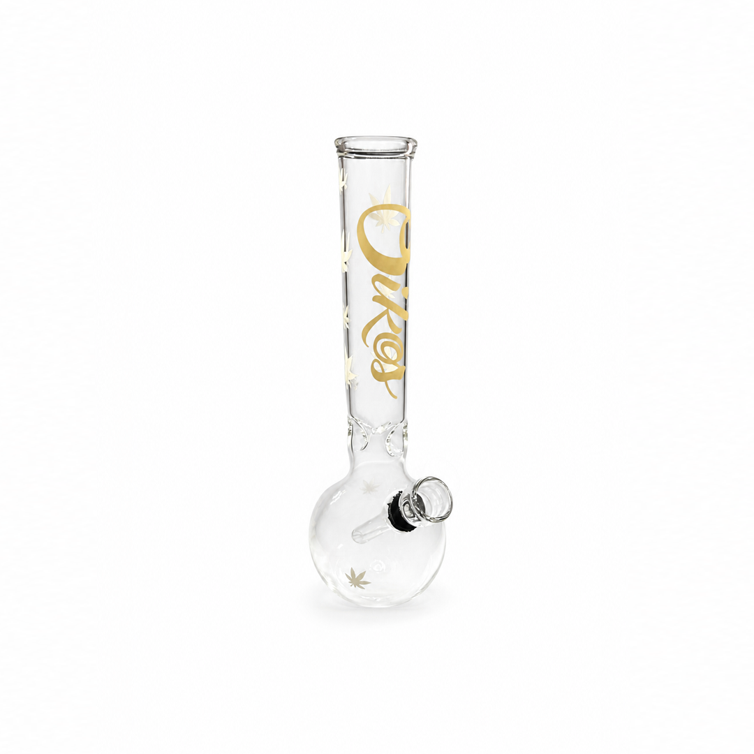 Bong Oikos White Weed C/Trava de Gelo 20CM