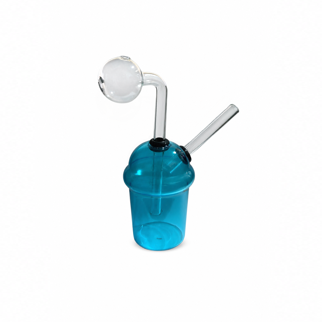 Bong de Vidro P/ Dab Abduzido Milk Shake 13CM