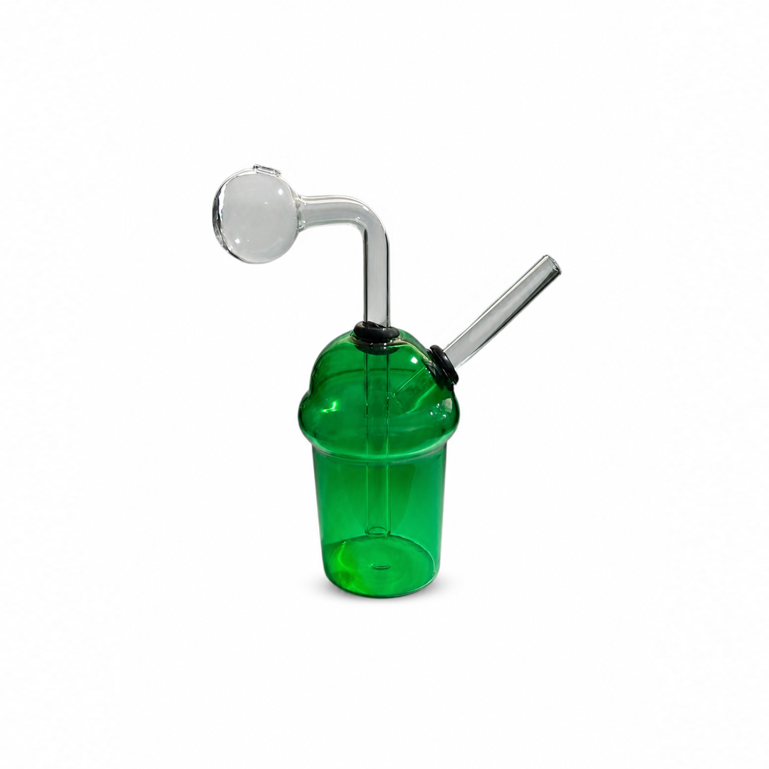 Bong de Vidro P/ Dab Abduzido Milk Shake 13CM