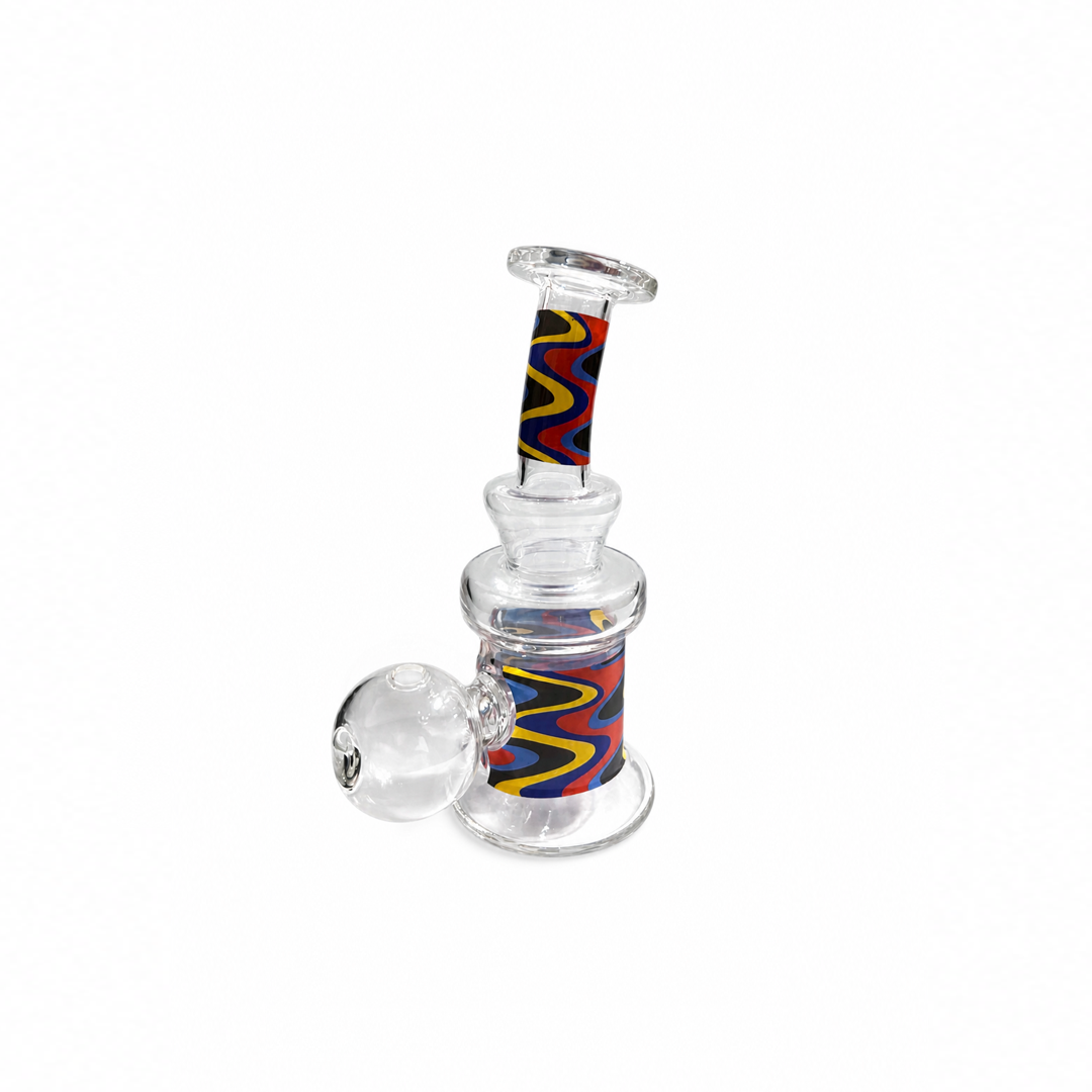Bong de Vidro P/ Dab Abduzido WigWag 13CM