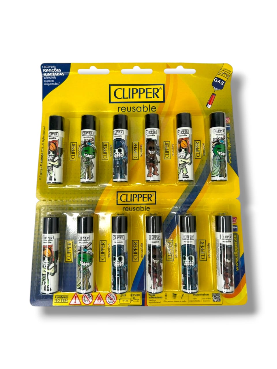 Cartela Clipper Space Warriors C/12