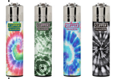 Caixa de Isqueiro Clipper Hippie Moments C/24