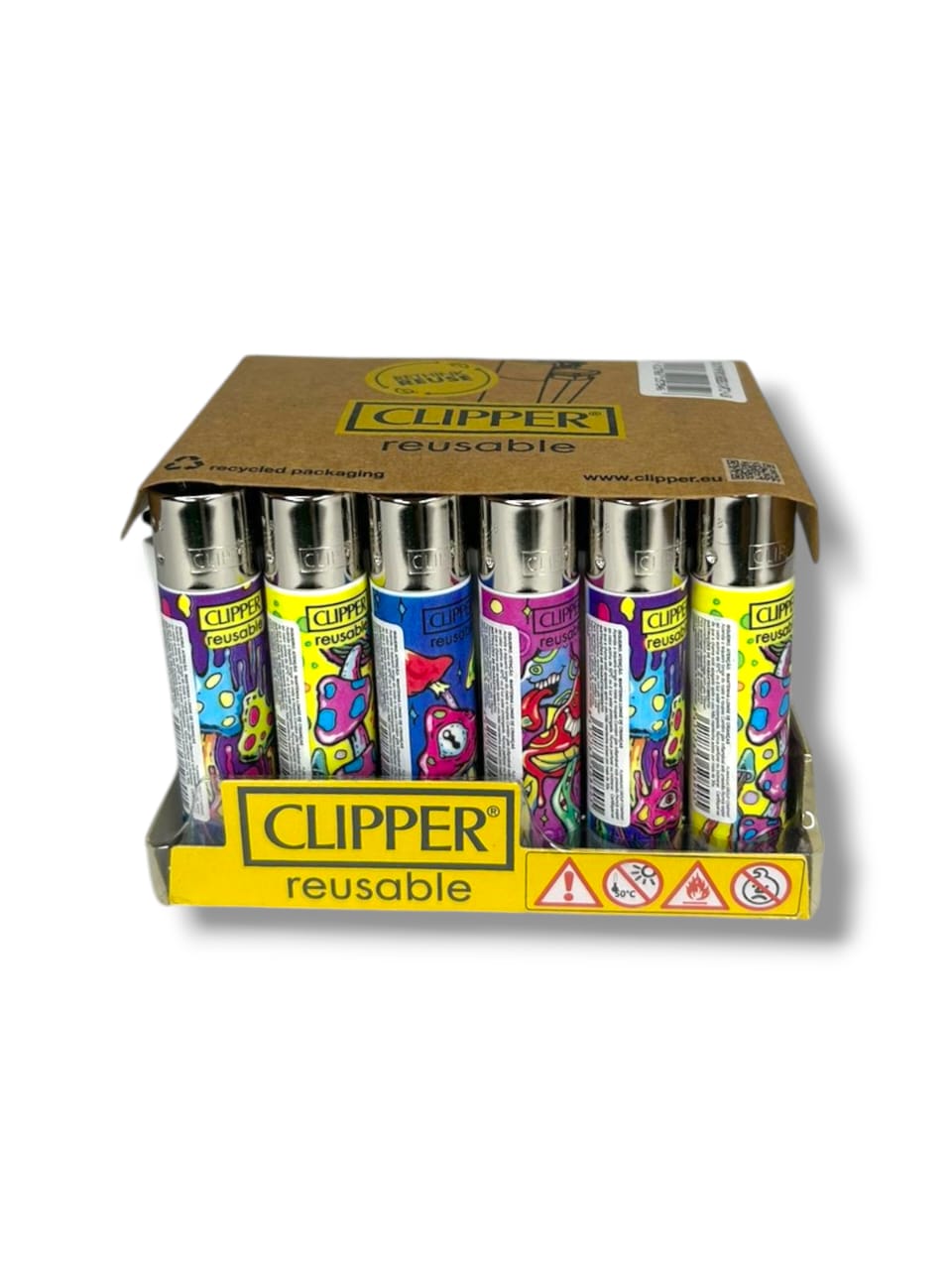 Isqueiro Clipper Psychedelic Art 2 C/24