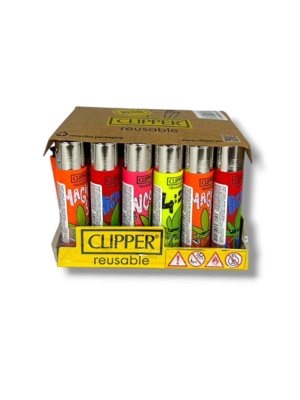 Isqueiro Clipper Weed Bros C/24