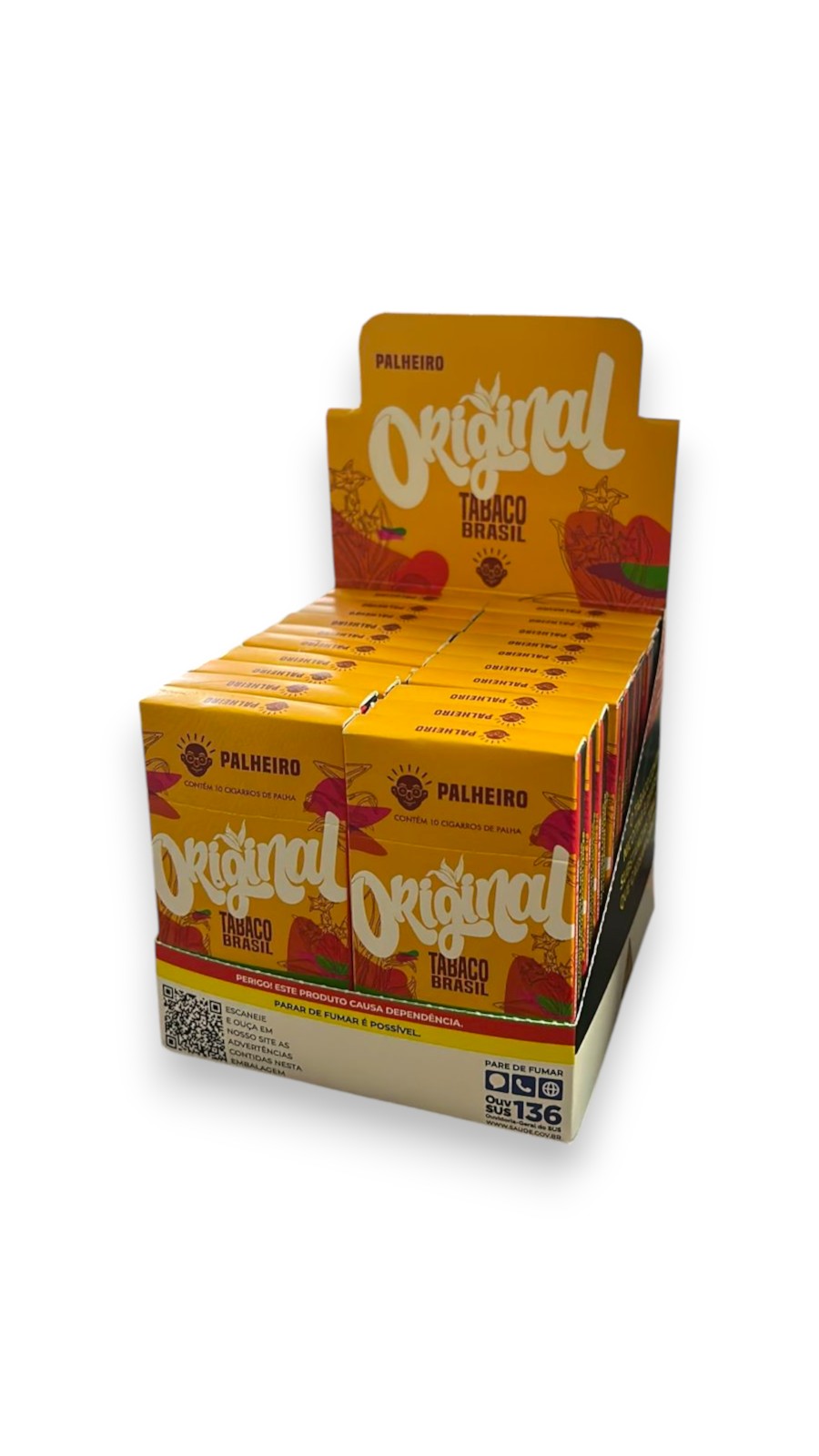 Caixa De Palheiro Original Tradicional C/20