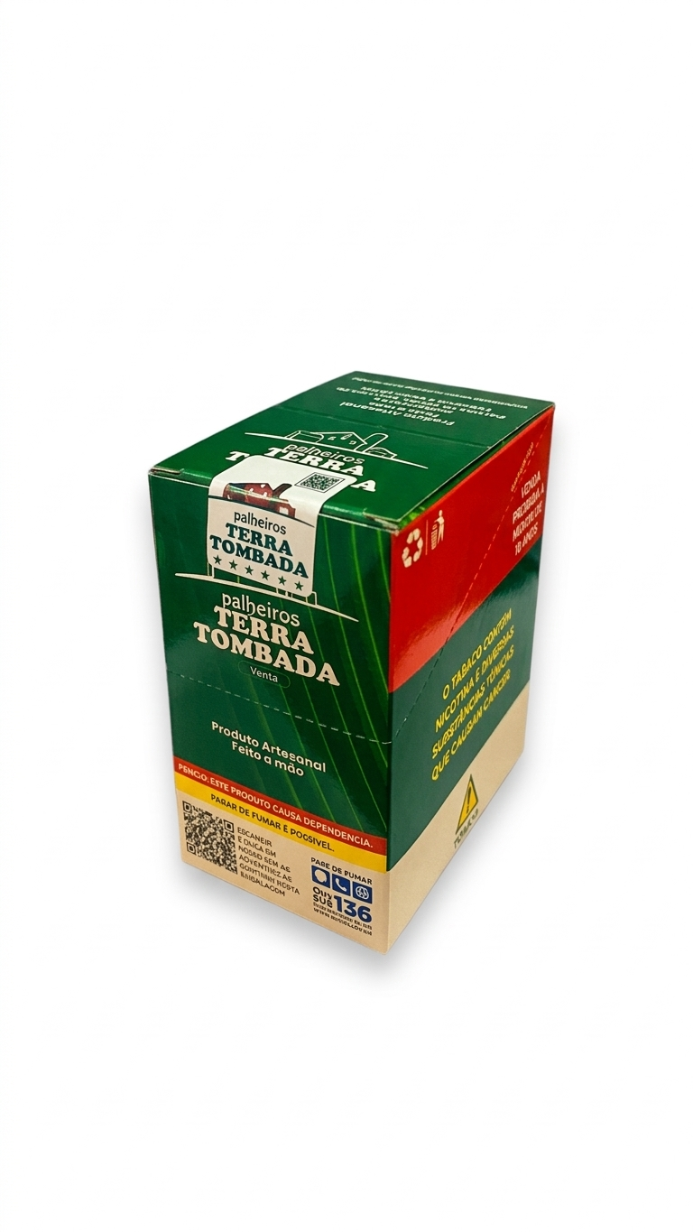 Caixa De Palheiro Terra Tombada Menta C/10