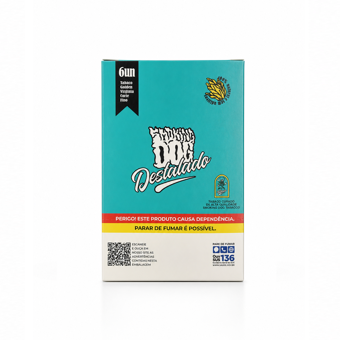 Caixa de Blunt Folha de Tabaco Smoking Dog C/6