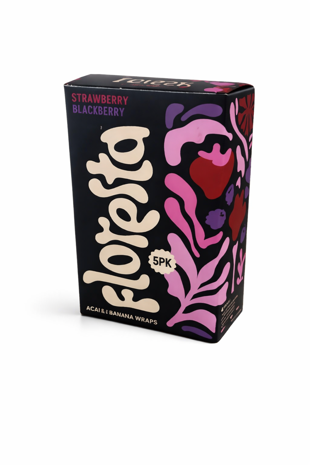 Caixa de Blunt Wrap Floresta Strawberry BlackBerry K.S C/25