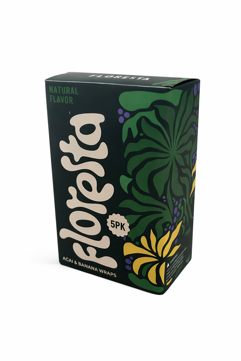 Caixa de Blunt Wrap Floresta Natural Flavor K.S C/25