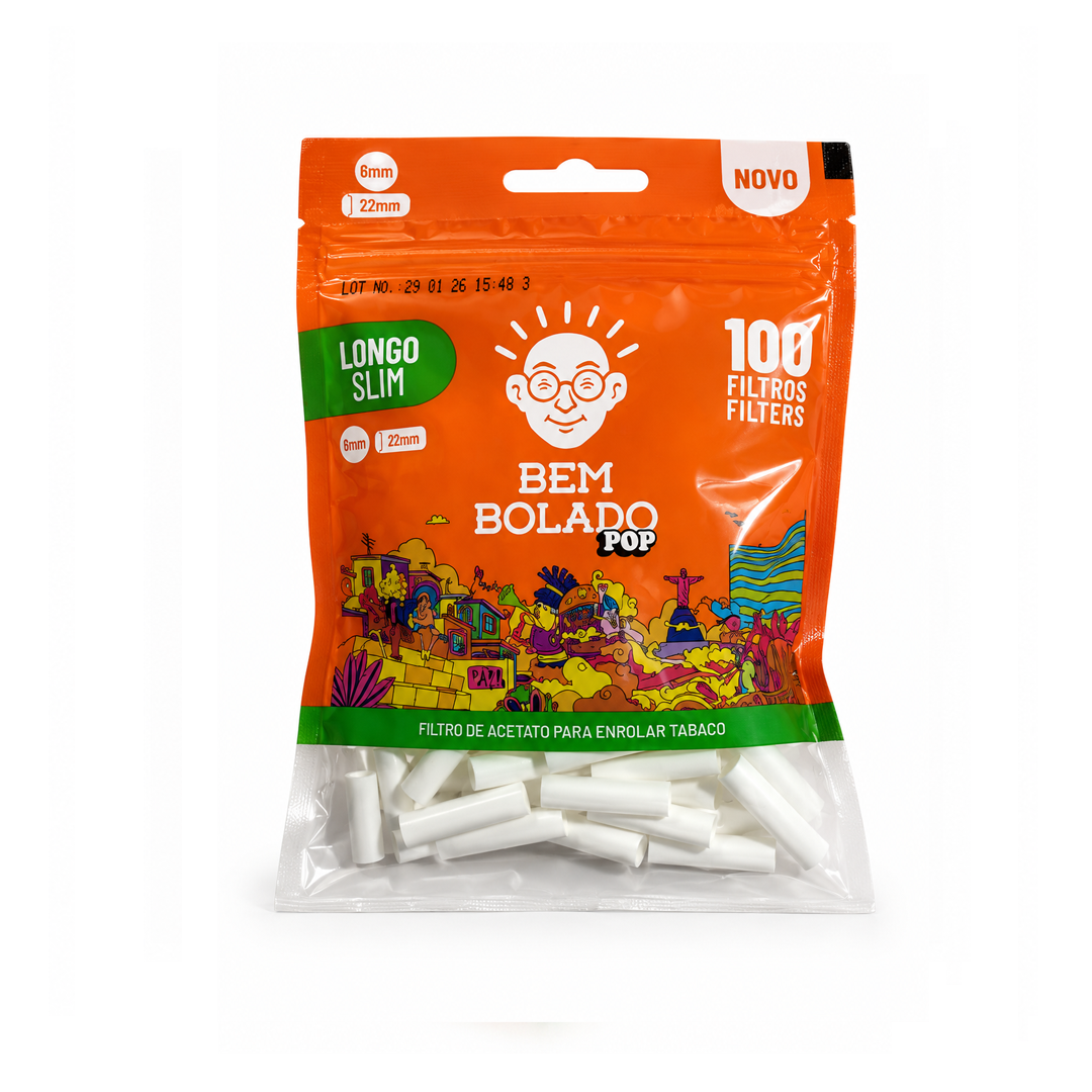Caixa de Filtro Bem Bolado Pop Longo Slim C/10