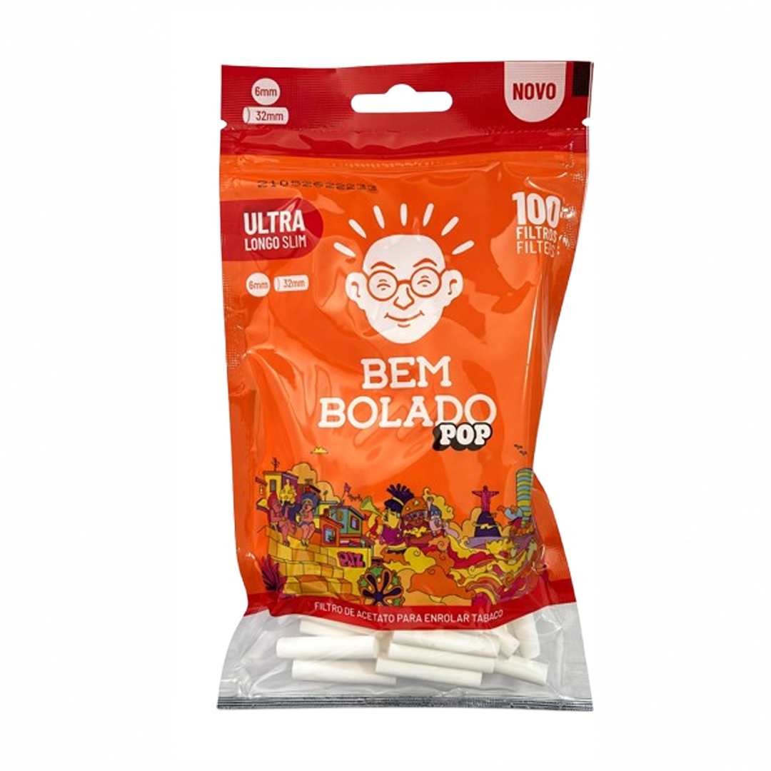 Caixa de Filtro Bem Bolado Pop Ultra Longo Slim C/10