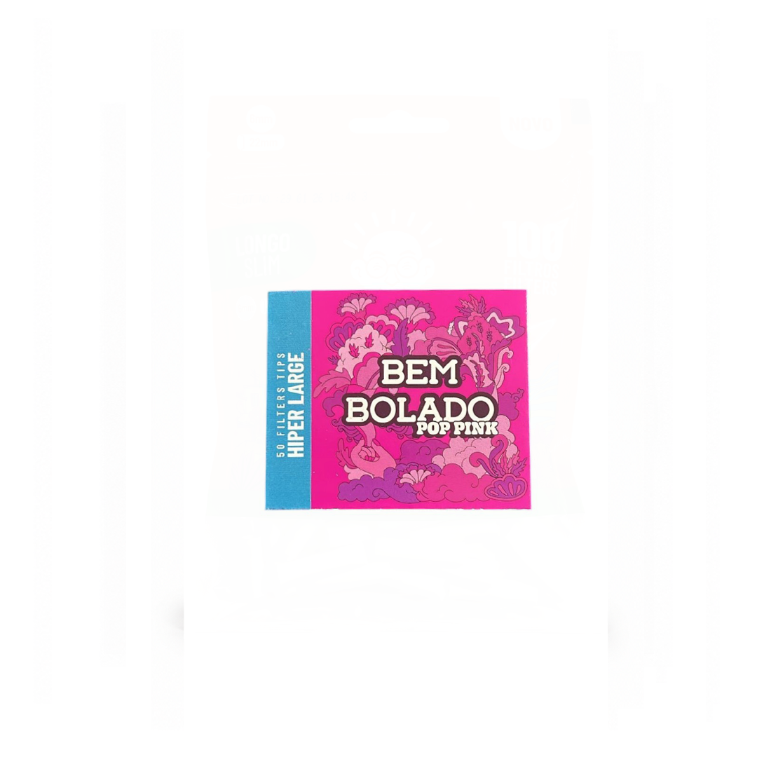 Caixa de Piteira Bem Bolado Pop Pink Hiper Large C/24