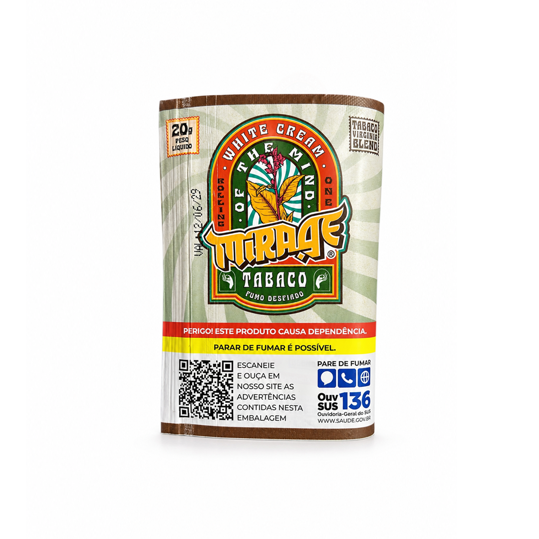 Caixa de Tabaco Mirage White Cream C/5 20G