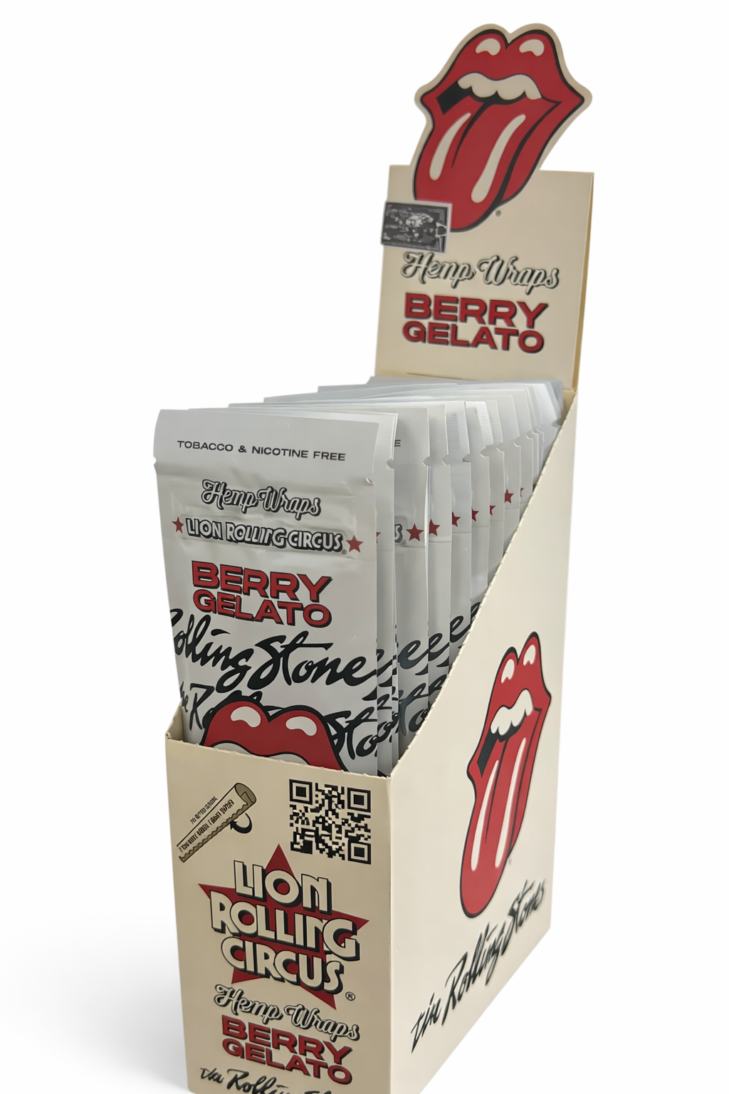 Caixa de Blunt Terpenada Lion Rolling Stones Berry Gelato C/25