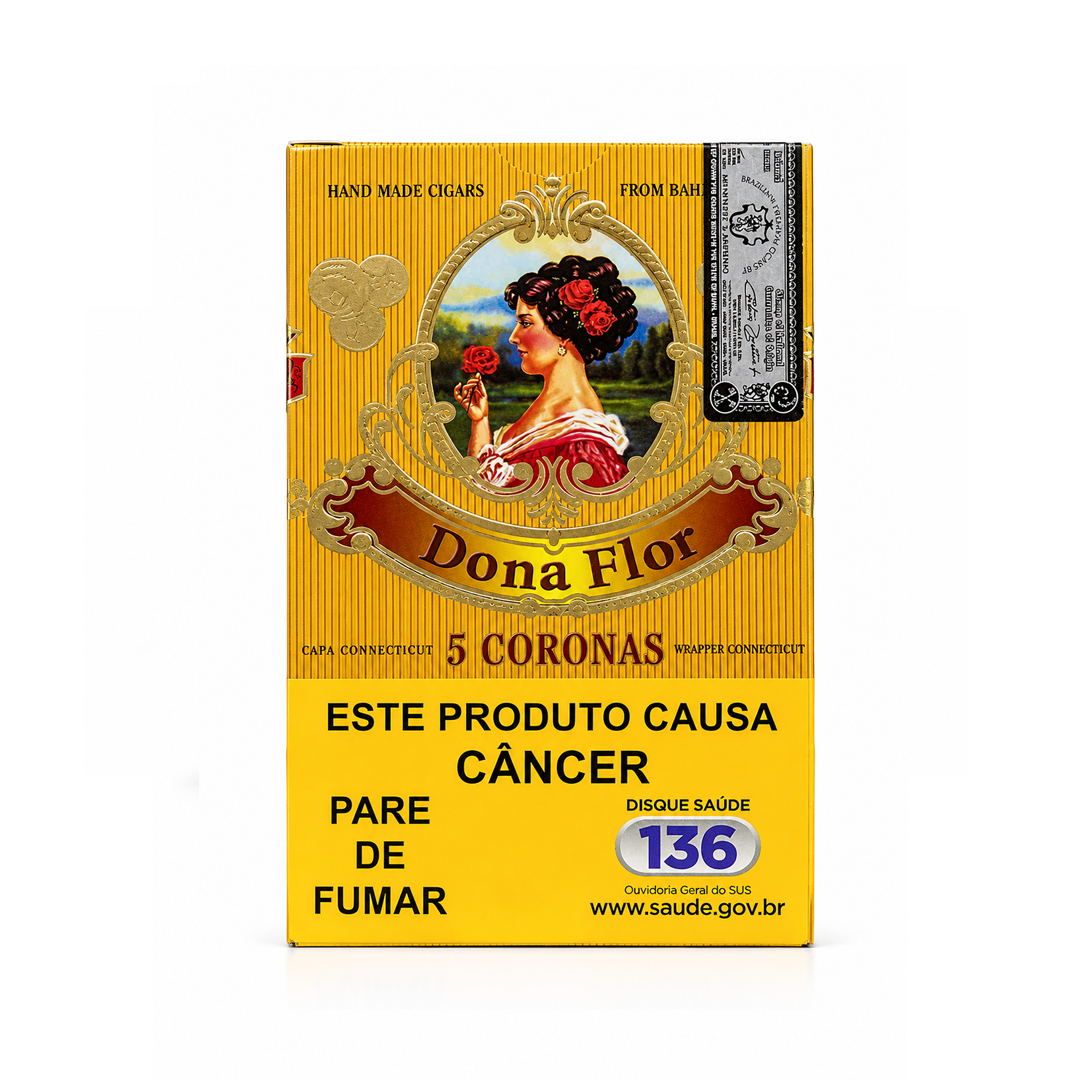 Caixa de Charuto Dona Flor Connecticut C/5 Coronas
