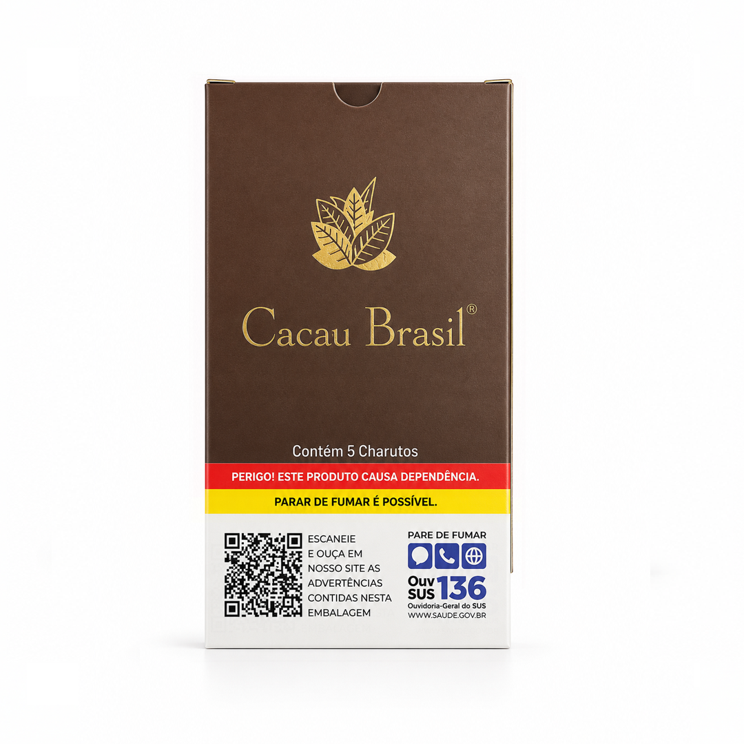 Caixa de Charutos Cacau Brasil Chocolate C/5