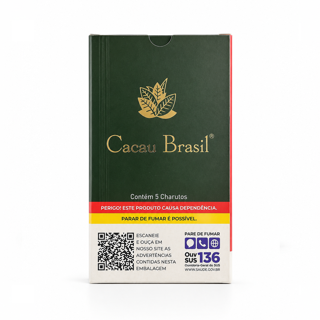 Caixa de Charutos Cacau Brasil Tradicional C/5