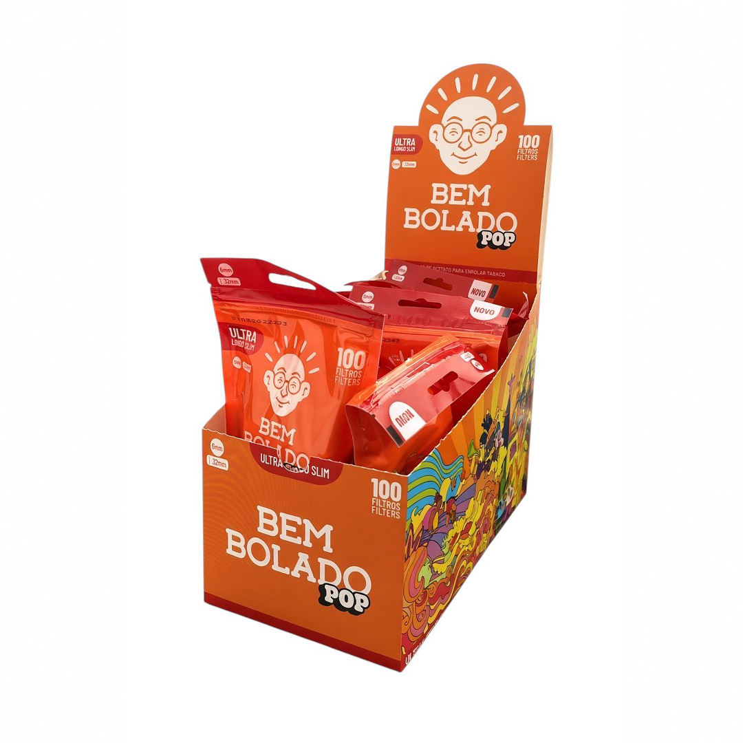 Caixa de Filtro Bem Bolado Pop Ultra Longo Slim C/10
