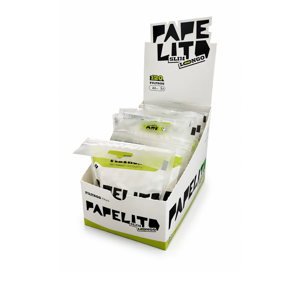 Caixa de Filtro Papelito Slim Longo