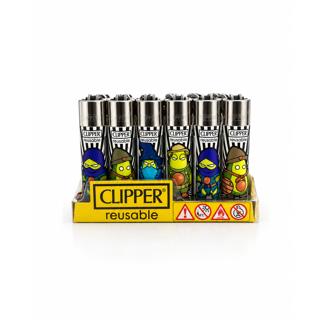 Caixa de Isqueiro Clipper Avocados Legend C/24