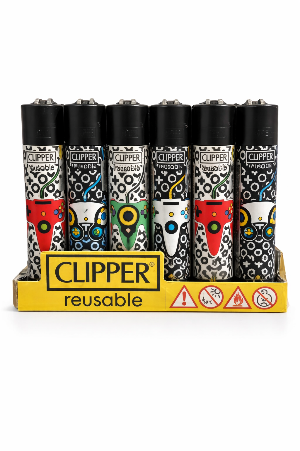 Caixa de Isqueiro Clipper Gamer4Life 3 C/24