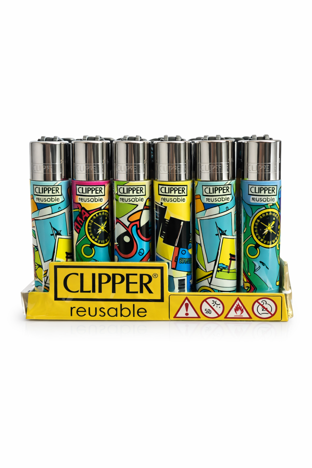 Caixa de Isqueiro Clipper Hobby Mix 3 C/24