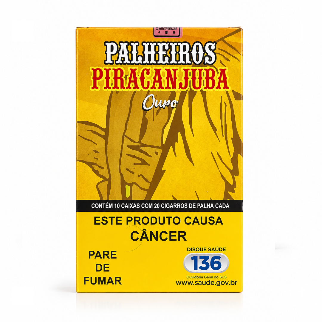 Caixa de Palheiros Piracanjuba Ouro C/10