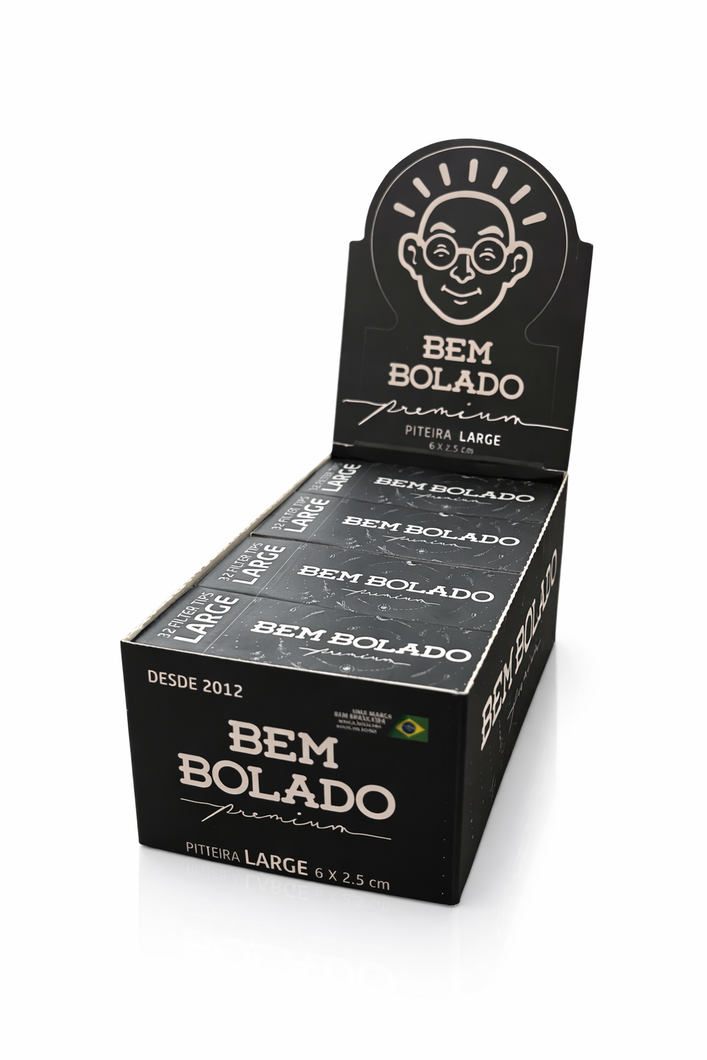 Caixa de Piteira Bem Bolado Premium Large C/24