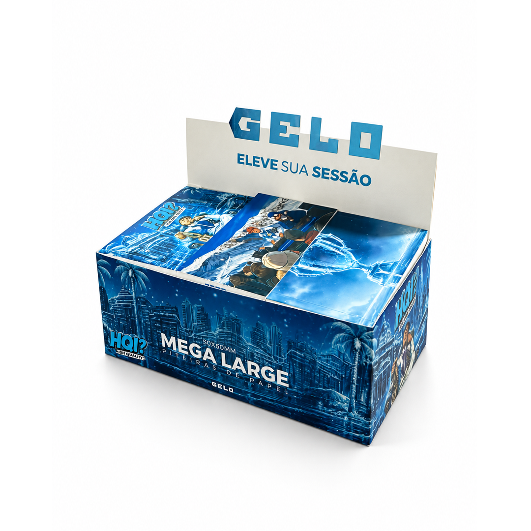 Caixa de Piteira Gelo Mega Large DJ Gu C/24