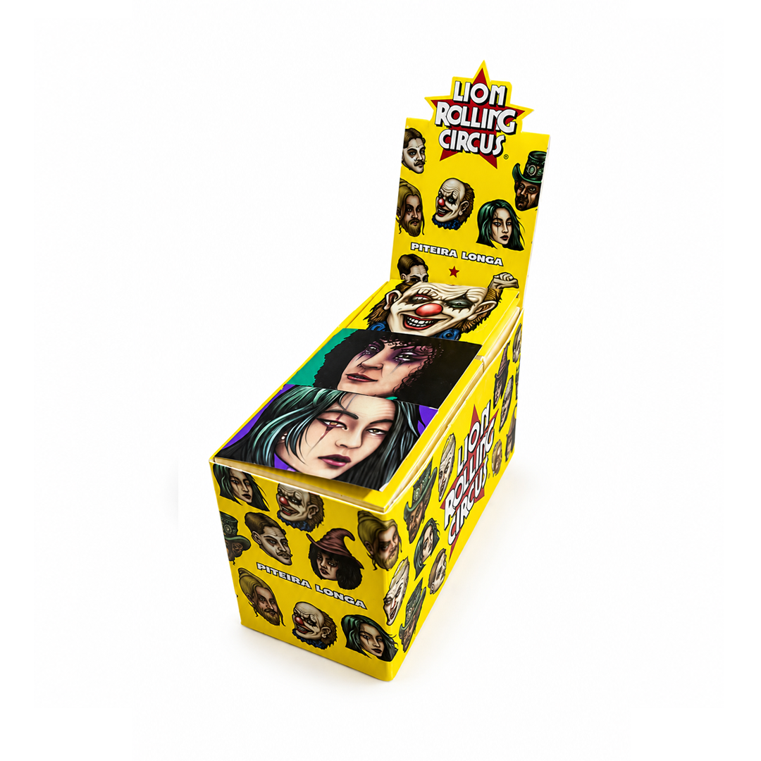 Caixa de Piteira Lion Rolling Circus Longa C/24