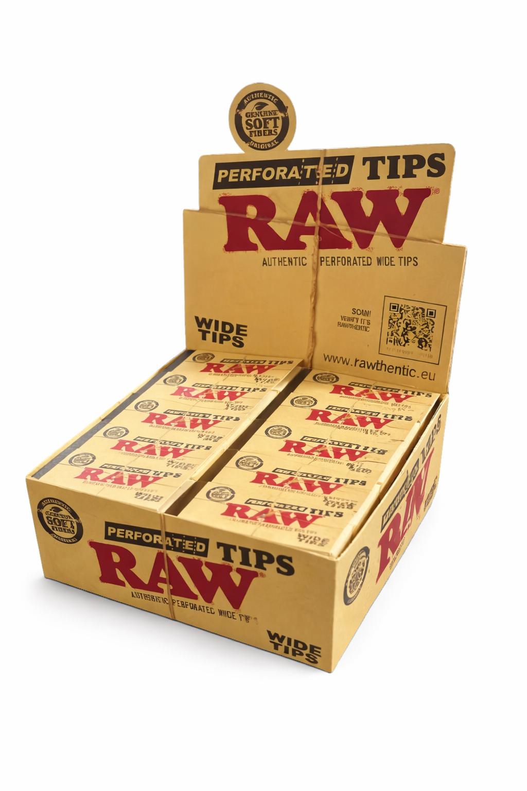 Caixa de Piteira Raw Perforated C/50