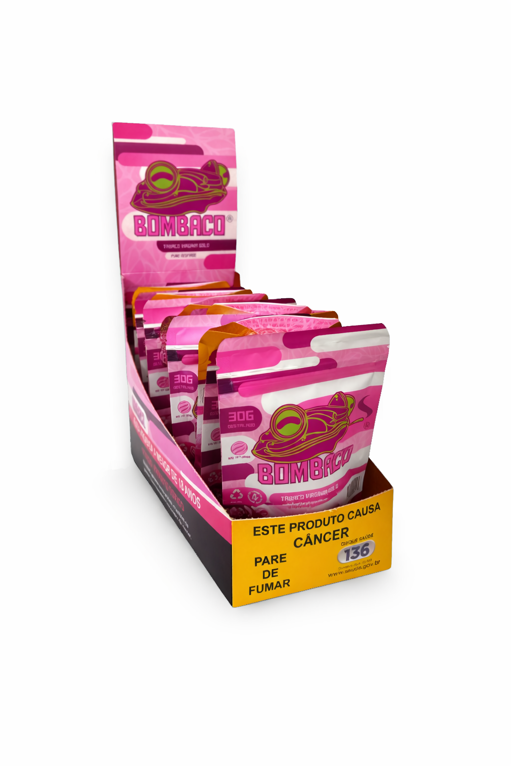Caixa de Tabaco Bombaco Extra Suave 30G C/12
