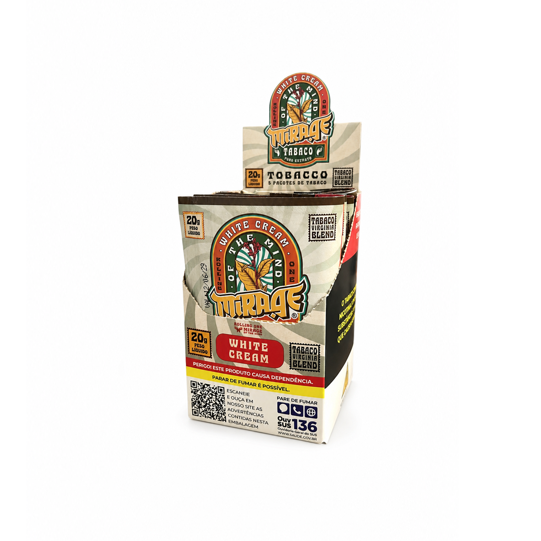 Caixa de Tabaco Mirage White Cream C/5 20G