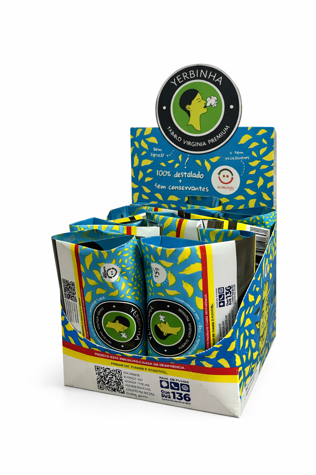 Caixa de Tabaco Yerbinha 15g C/8