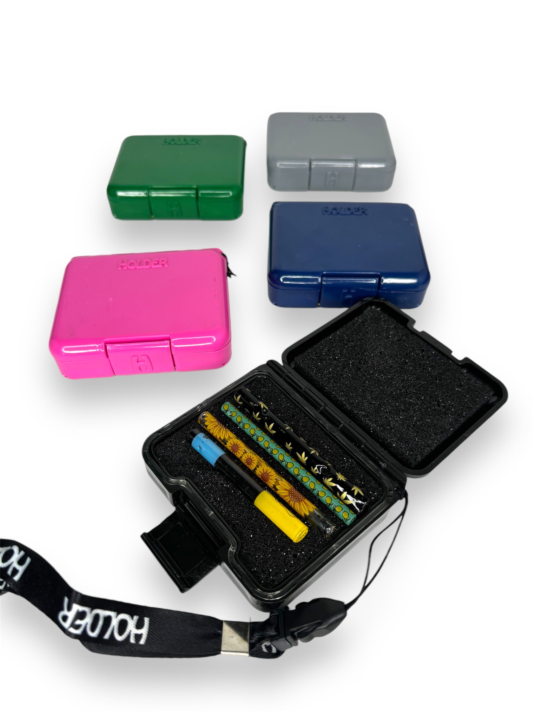 Case Piteira de vidro Holder