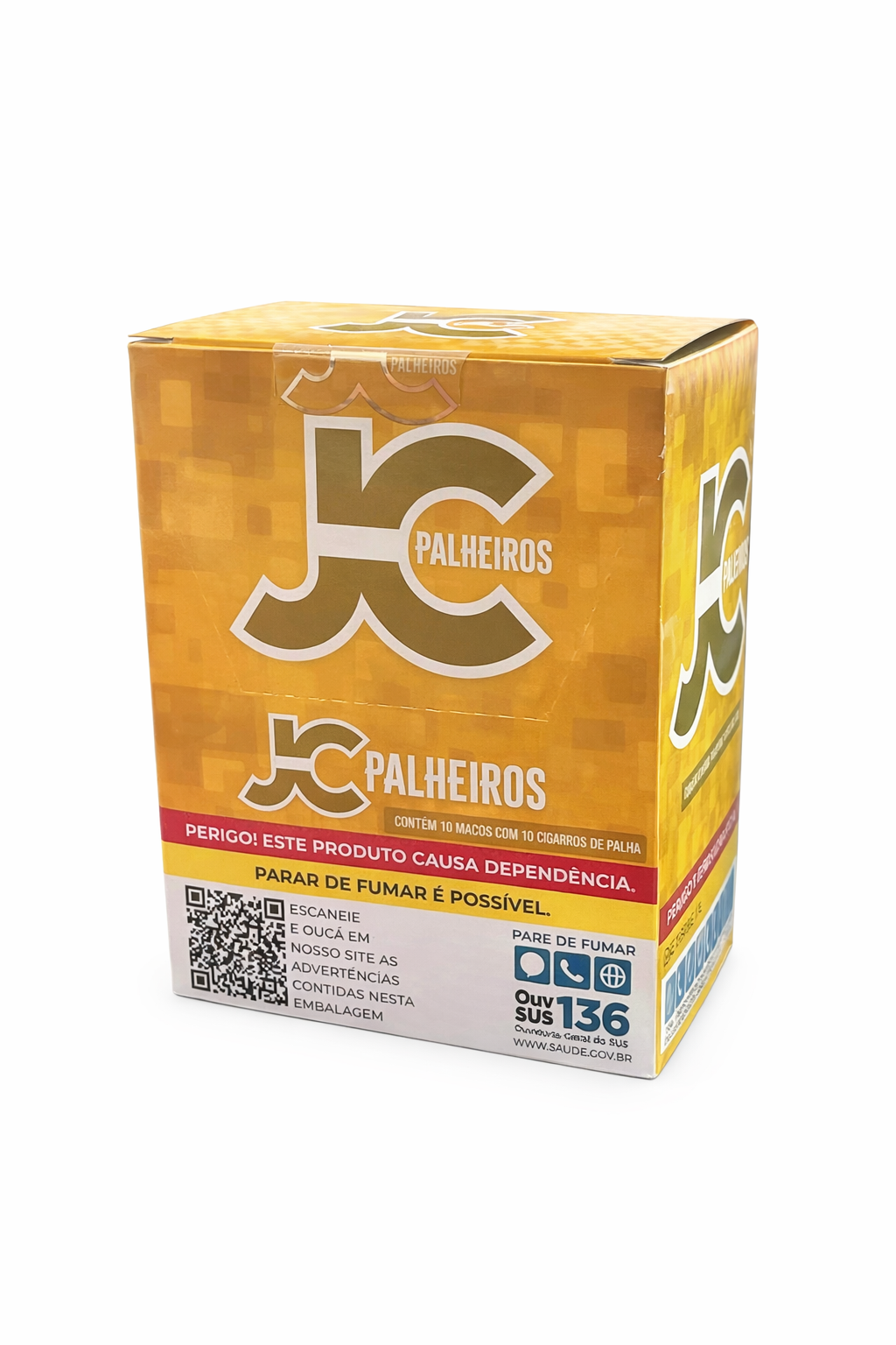 Caixa De Palheiro JC Ouro C/10