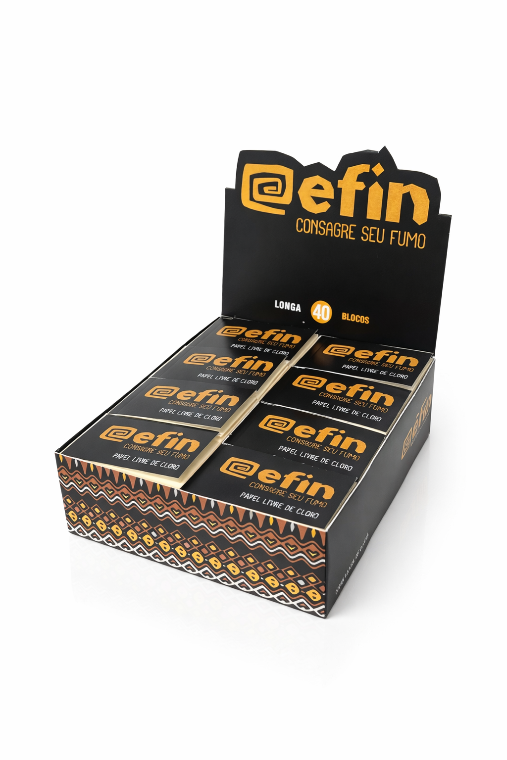 Caixa de Piteira Efin Longa C/40