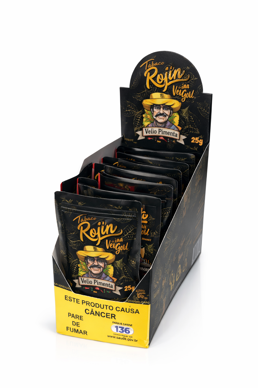 Caixa de Tabaco Véio Pimenta Rosin Premium C/10