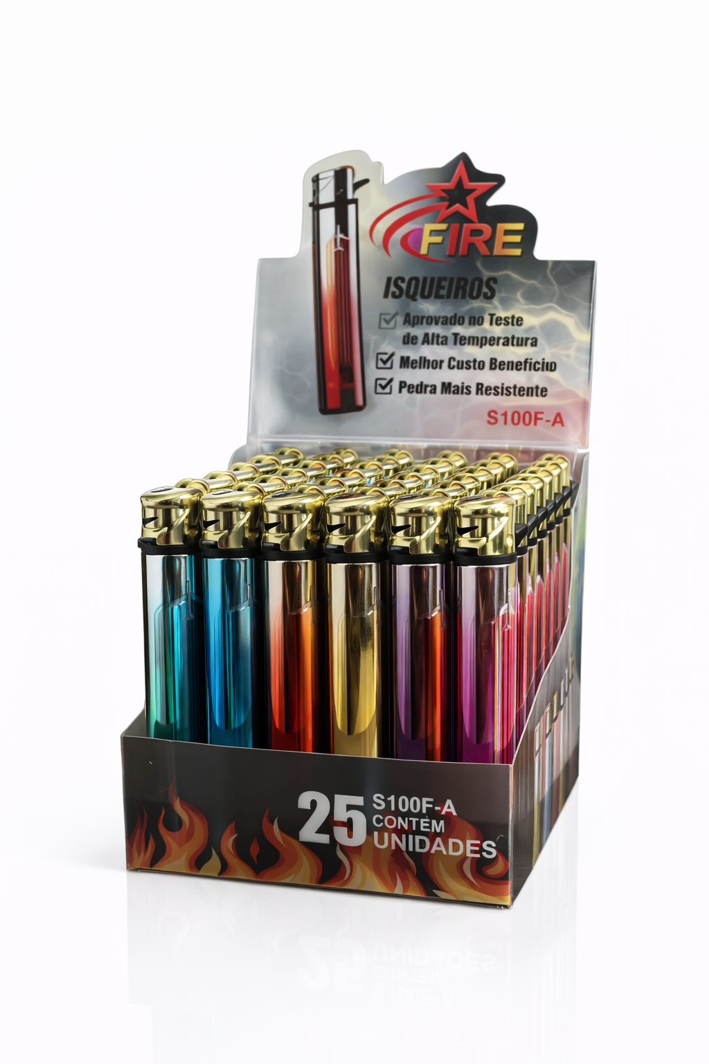 Display Isqueiro Firestar S100F-A C/25