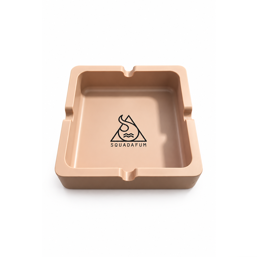 Cinzeiro de Silicone Quadrado Liso Squadafum New