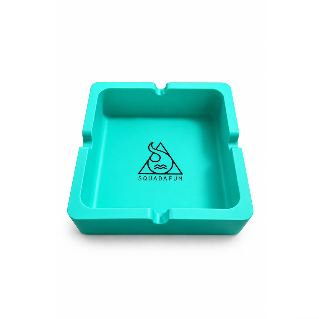 Cinzeiro de Silicone Quadrado Liso Squadafum New